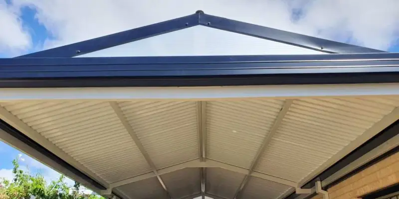 Gabled Steel Patio Roof - Perth Deluxe Patios